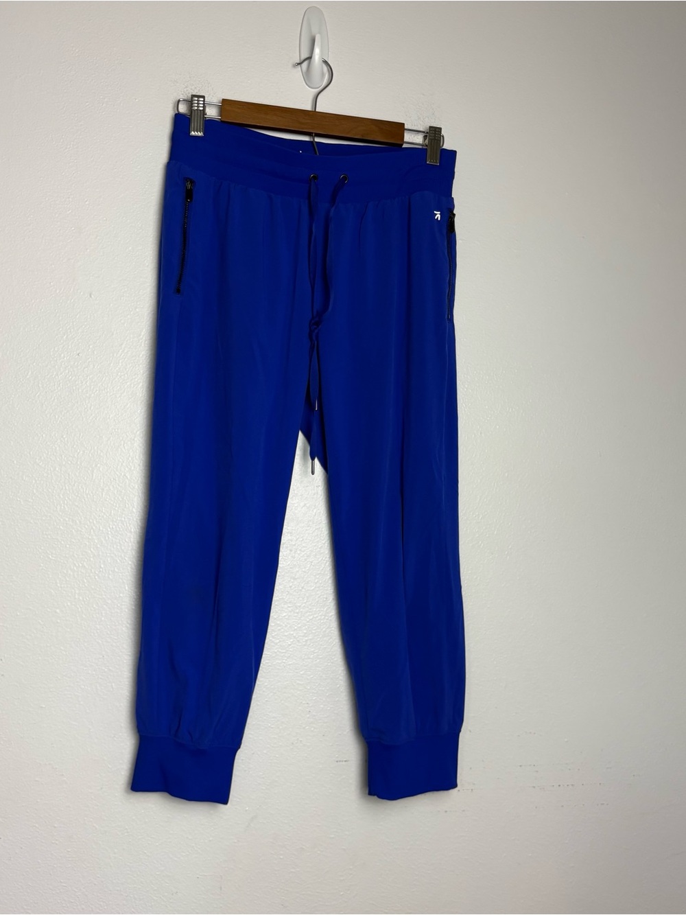 Gap Fit Cobalt Blue Cropped Capri Workout Joggers Pilates Yoga Size Small